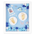 Newborn baby souvenirs clay first year handprint and footprint photo frame DIY handprint and footprint